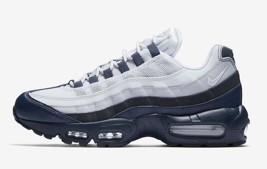 air max 95 white navy