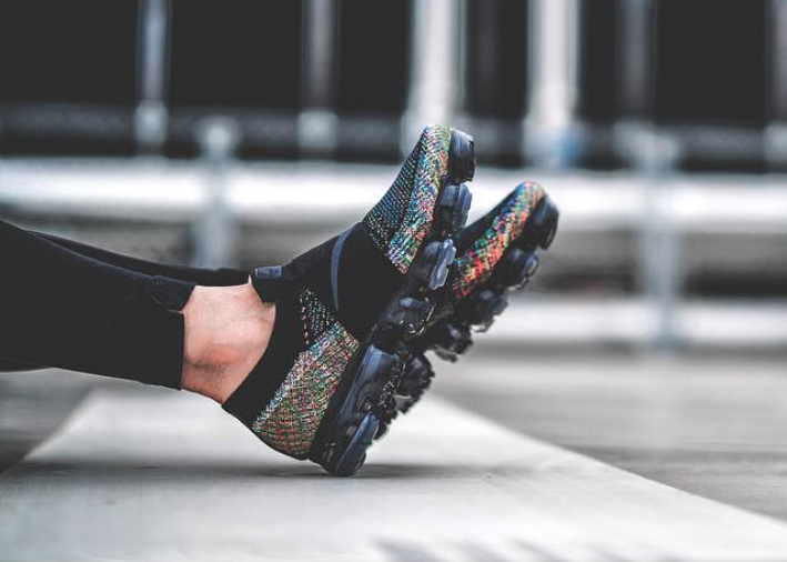 Nike Air VaporMax Strap On Feet