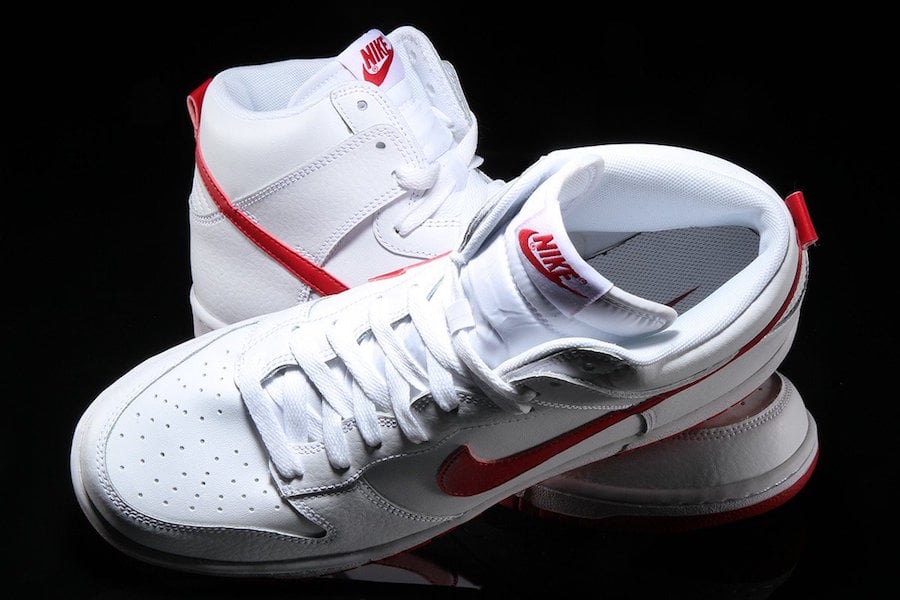 Nike Dunk High White Gym Red 904233-102