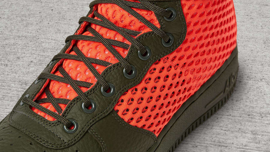 Nike SF-AF1 Mid Green Orange AA7345-300