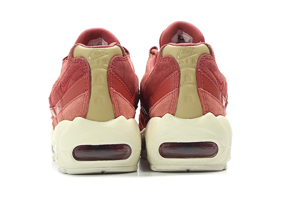 Nike WMNS Air Max 95 Premium Light Redwood Red Stardust Sail Mushroom 807443-801