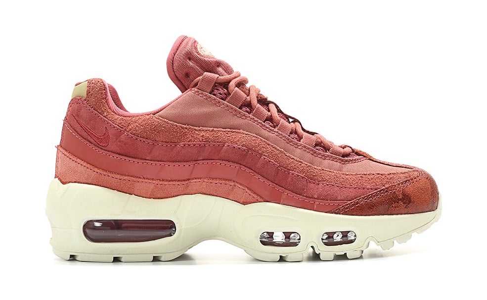 Nike WMNS Air Max 95 Premium Light Redwood Red Stardust Sail Mushroom 807443-801