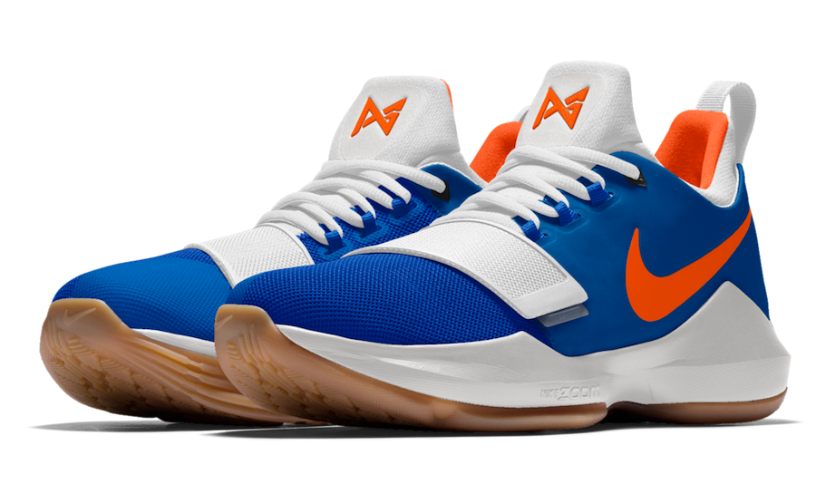 NikeID PG 1 Available in OKC Thunder Colors Options