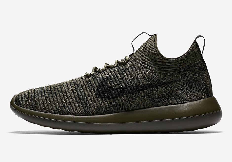 NikeLab Roshe Two Flyknit Camo Cargo Khaki