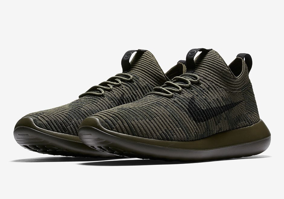 NikeLab Roshe Two Flyknit Camo Cargo Khaki