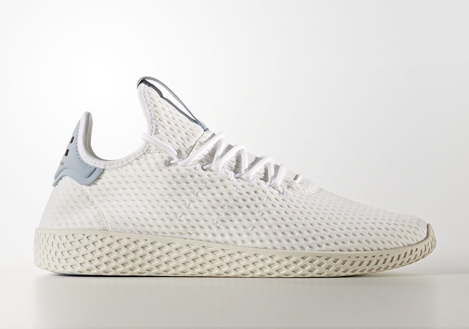 Pharrell adidas Tennis Hu White Dark Grey BY8718