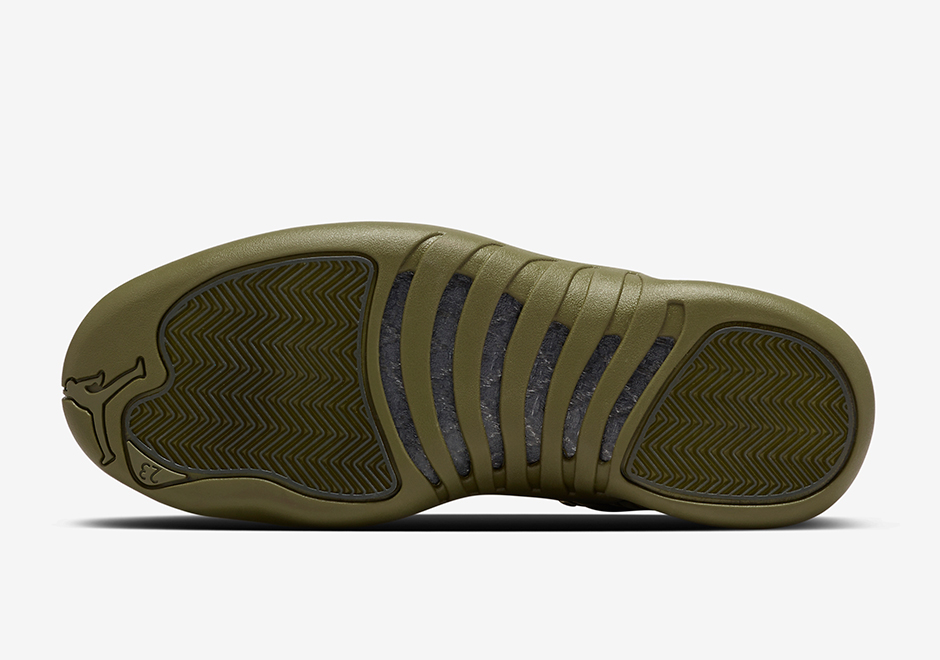 PSNY Air Jordan 12 Milan Olive AA1233-200