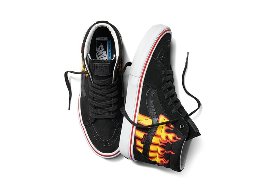 Thrasher Vans Flames Logo Collection