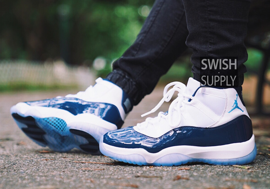 UNC Air Jordan 11 Midnight Navy