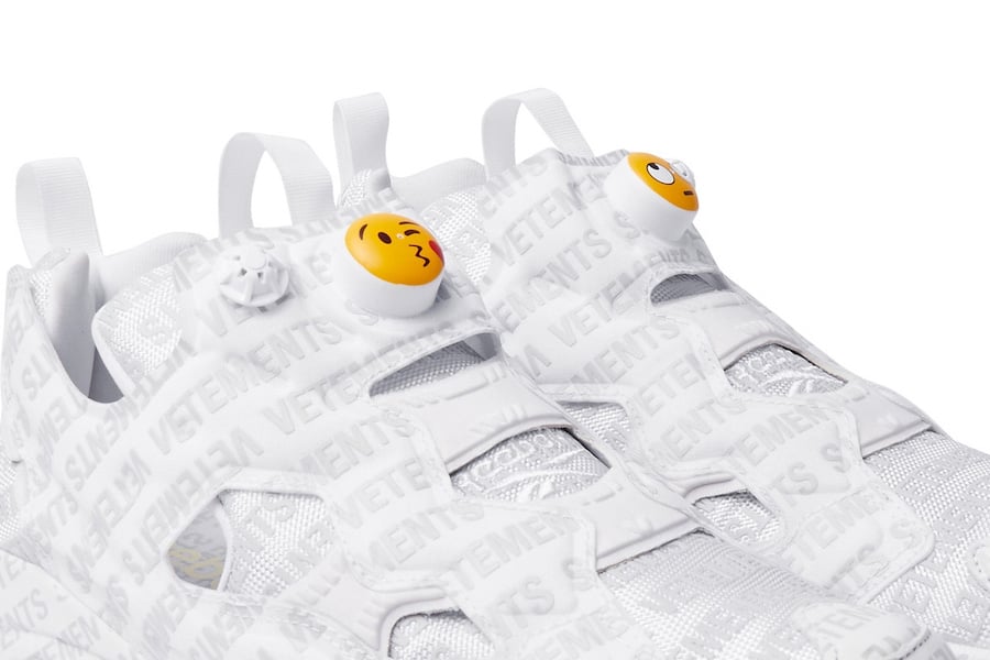 Vetements Reebok Insta Pump Fury Emoji Logo