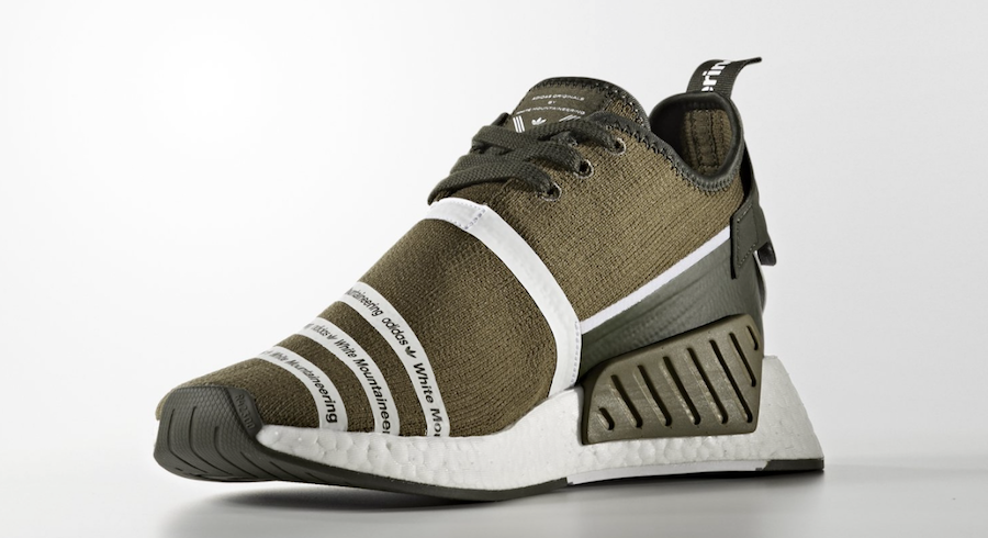 white mountaineering nmd r2 olive