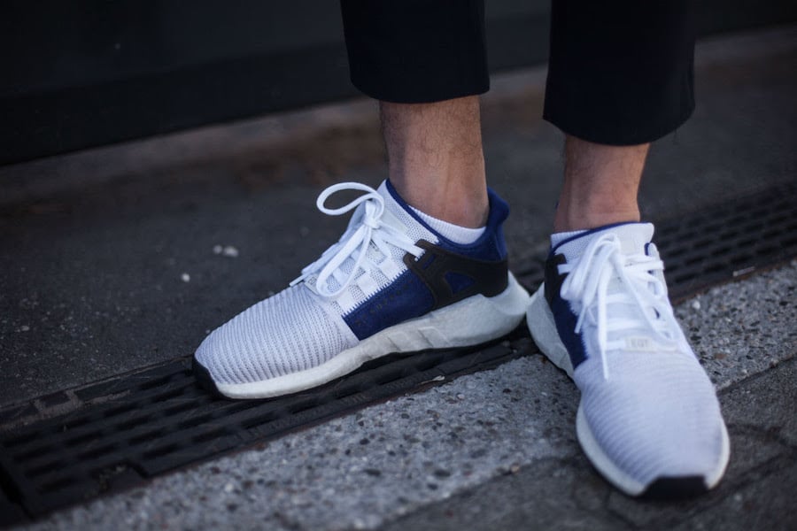 adidas eqt support white blue