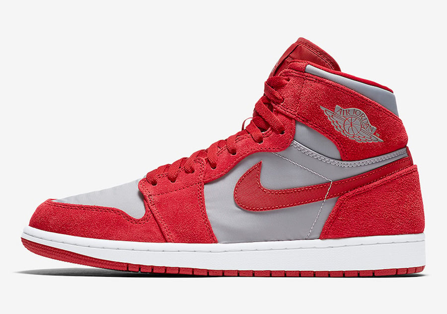 Air Jordan 1 High Premium Red Grey