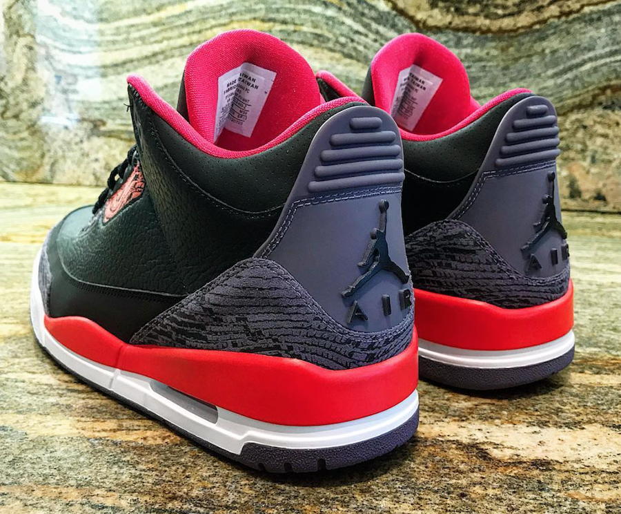 Air Jordan 3 Snakeskin Crimson Sample