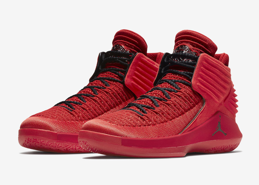 jordan 32 red and black