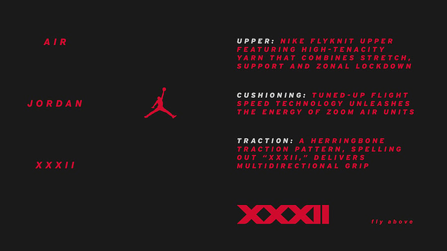 Air Jordan 32 Technology Info