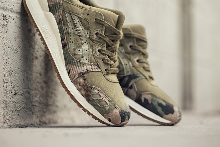 Asics Gel Lyte III Martini Olive Camo