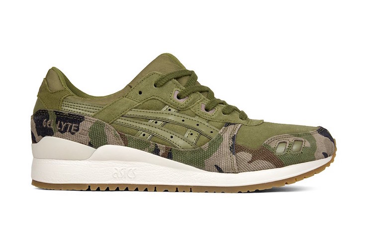 Asics Gel Lyte III Martini Olive Camo