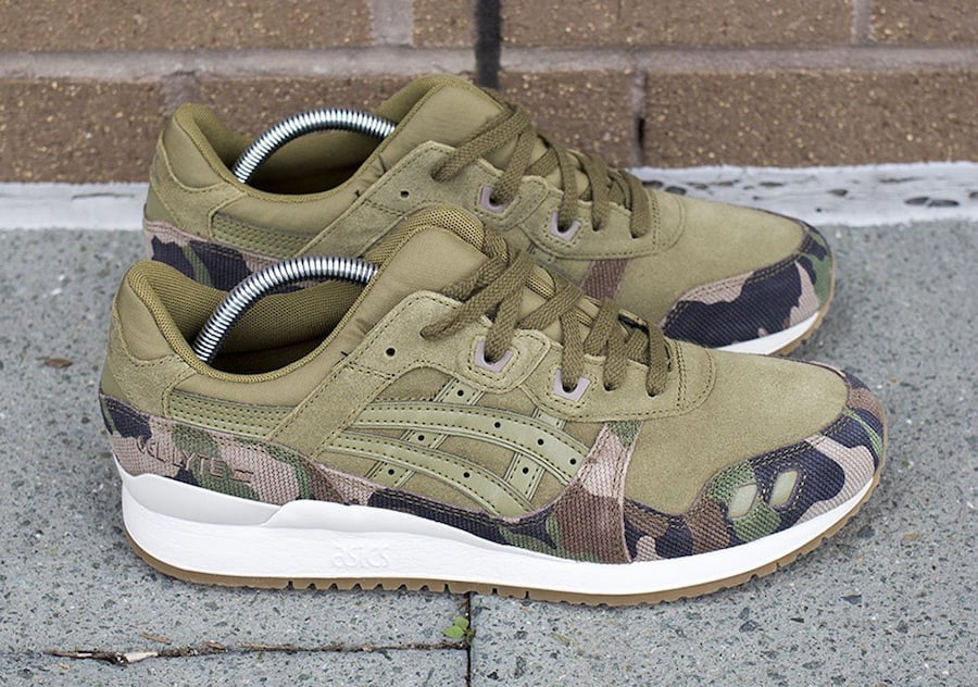 Asics Gel Lyte III Olive Camo