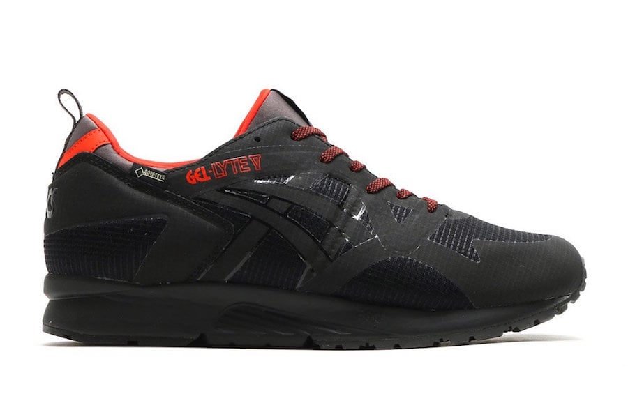 Asics Gel Lyte V Gore-Tex in Black and Red via Brian Betschart  