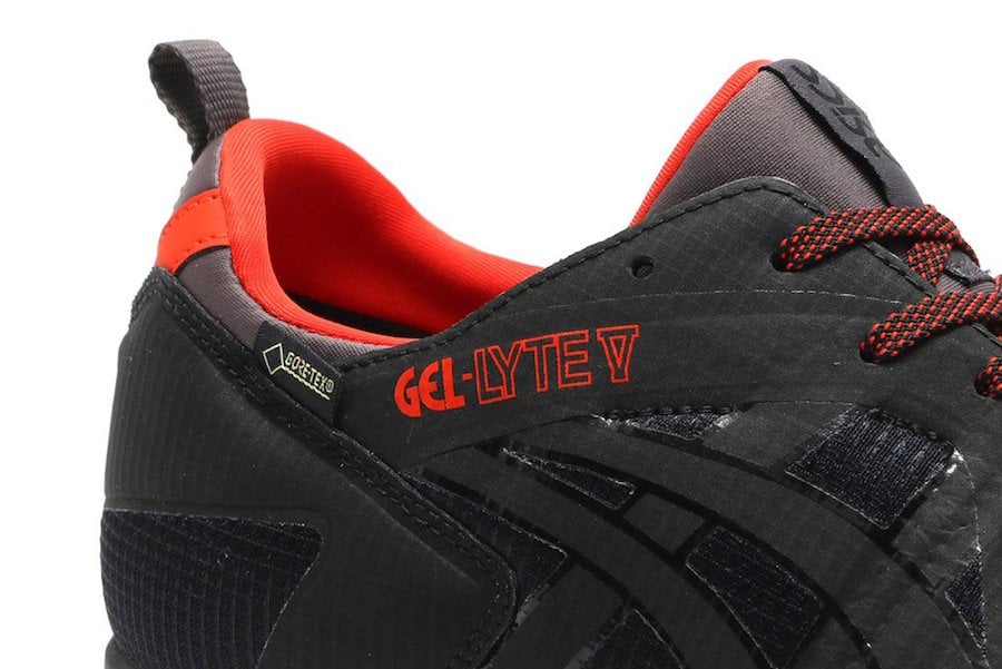 Asics Gel Lyte V Gore-Tex in Black and Red via Brian Betschart  