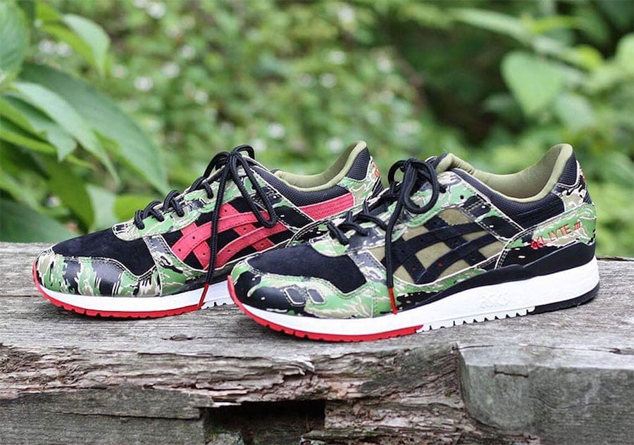 atmos x Asics Gel Lyte III Tiger Camo Release Date