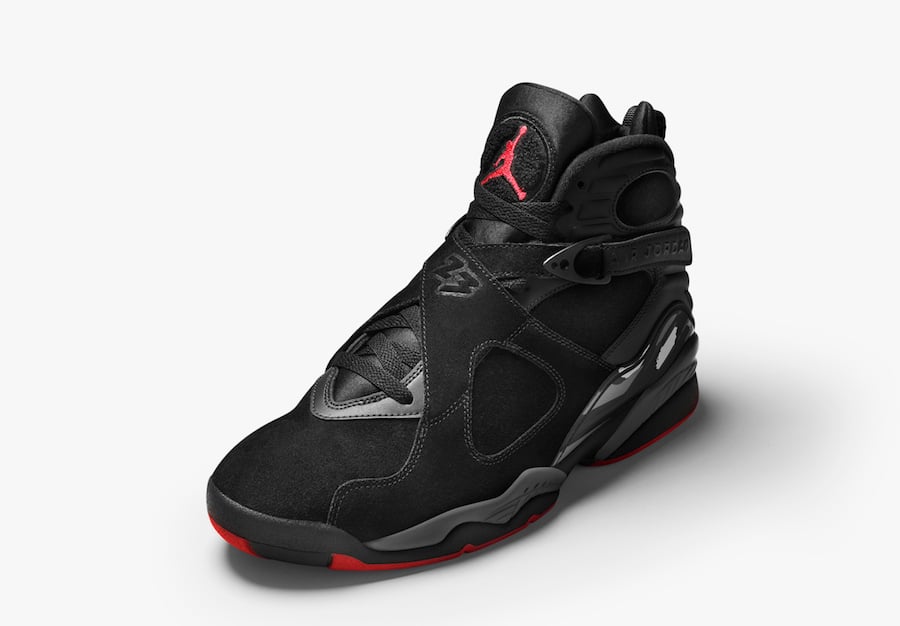 Air Jordan 8 Bred Black Gym Red Release 