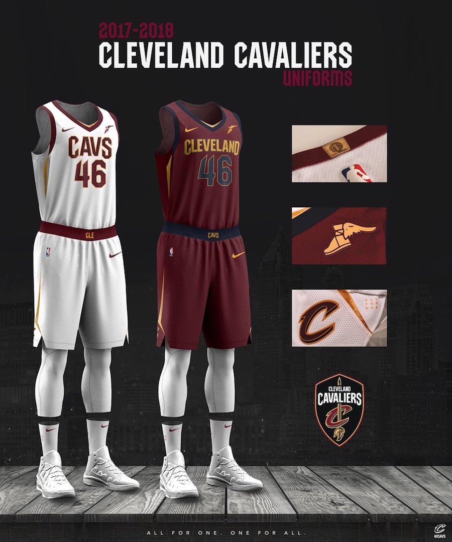 Cleveland Cavaliers Nike Uniforms