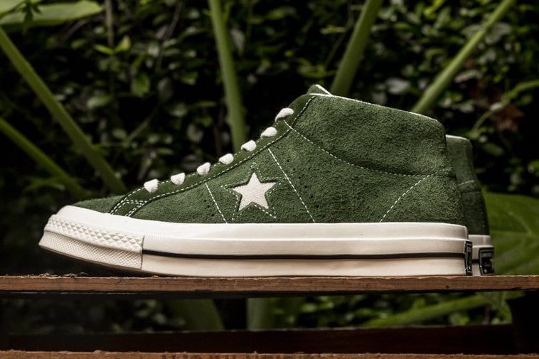 converse one star mid suede