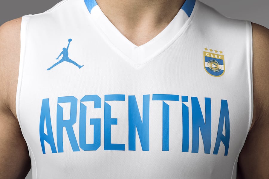 Jordan Brand Argentina Basketball Uniform