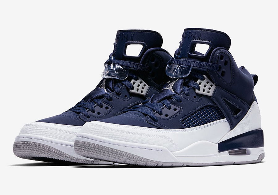 Jordan Spizike in White and Navy