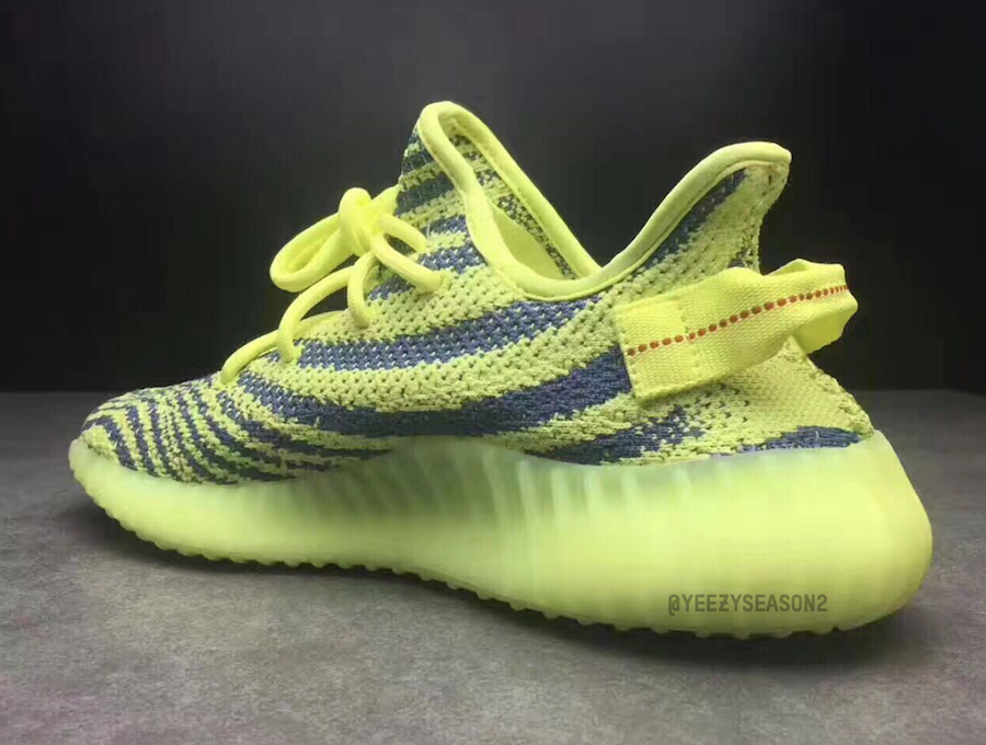 yeezy boost 350 v2 color semi frozen yellow