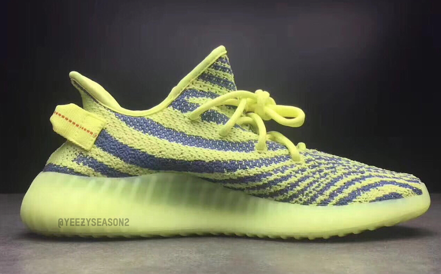 adidas yeezy boost 35 v2 semi frozen yellow & raw steel