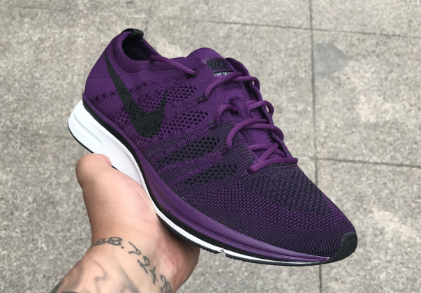 flyknit purple racer
