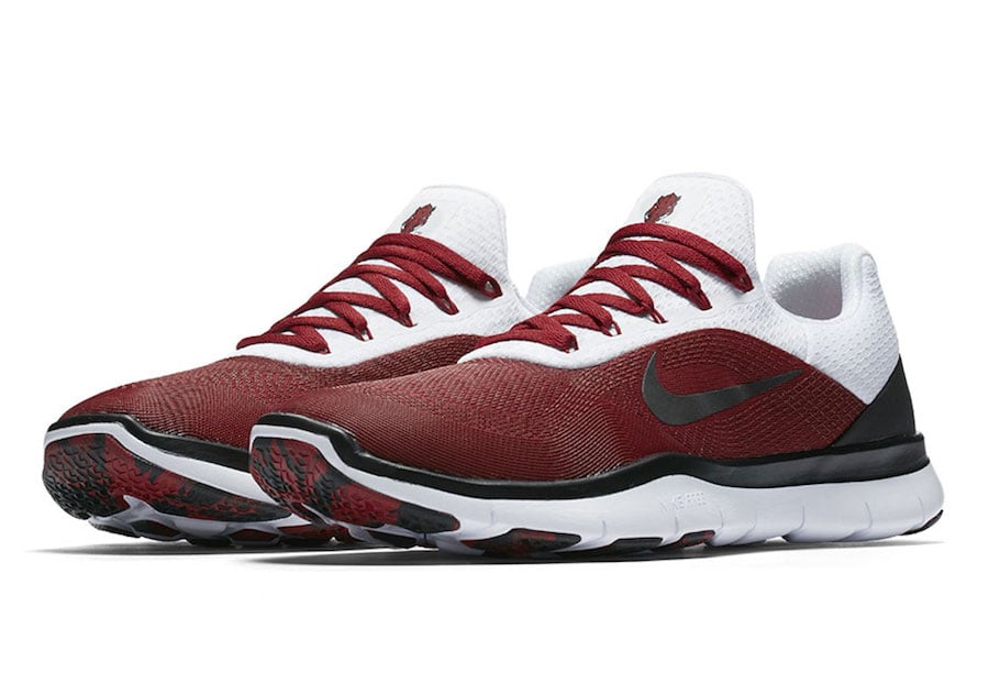 arkansas razorback nike free trainer v7