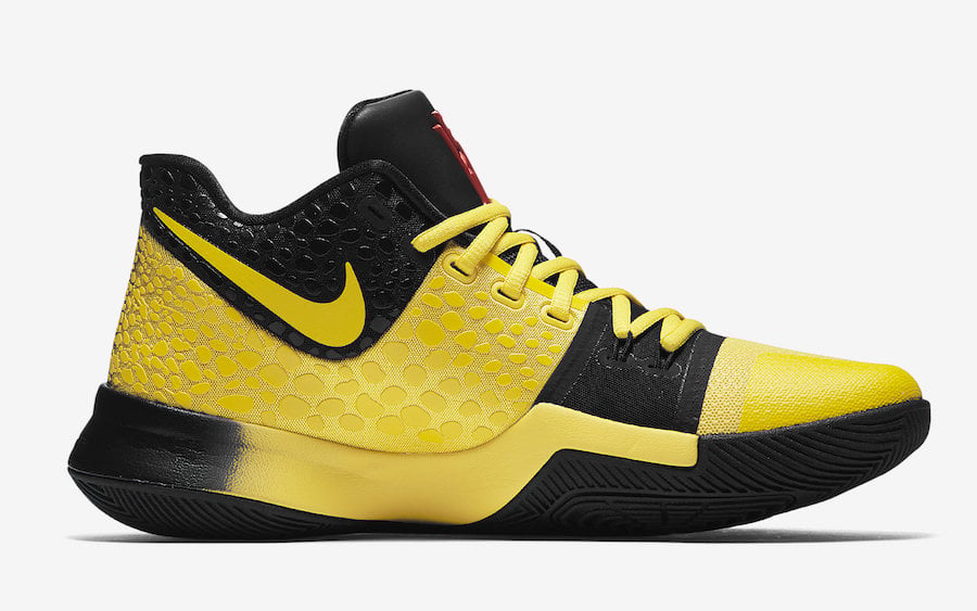 kyrie 3 mamba mentality bruce lee edition sneakers