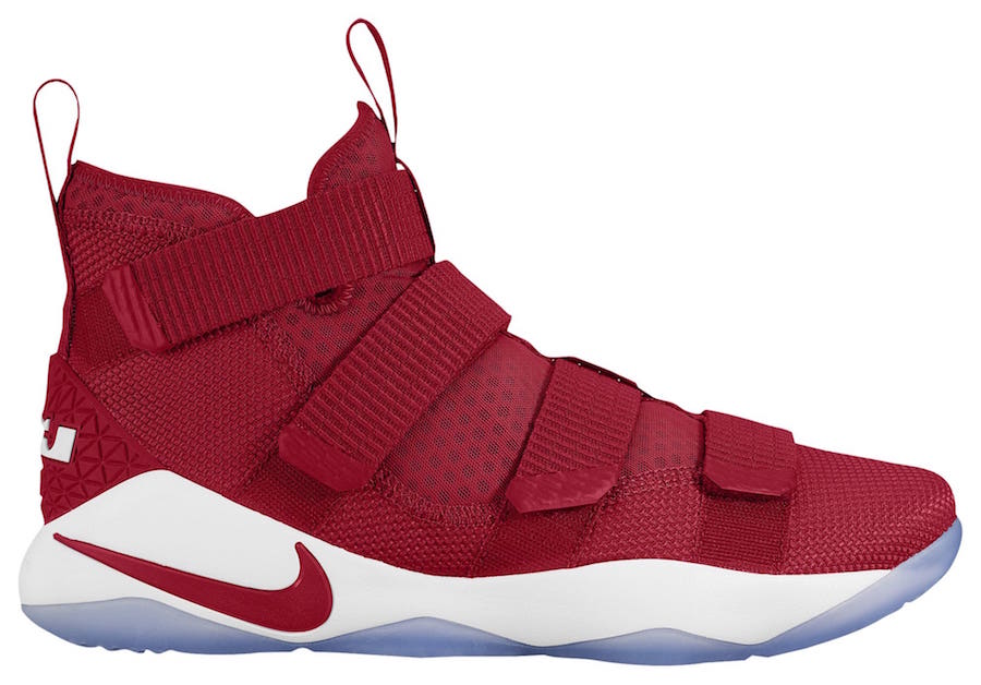 lebron soldier 11 burgundy