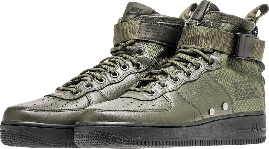 nike sf af1 mid military green