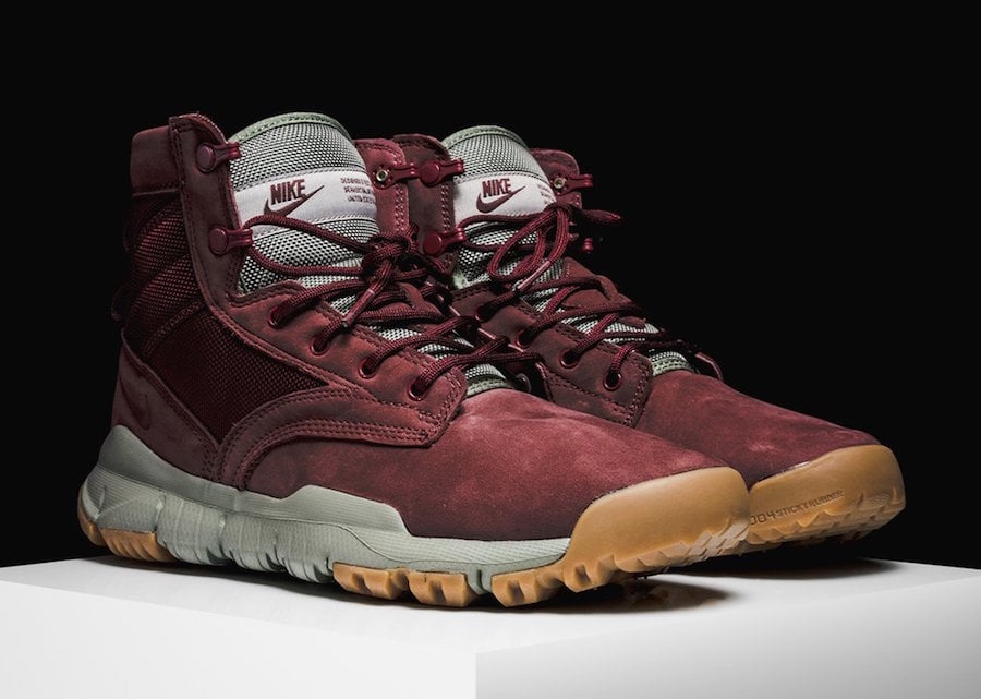 Nike SFB Field 6 Leather Boot Dark Team Red