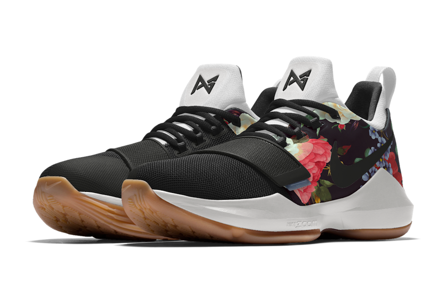 nike floral basketball shoes