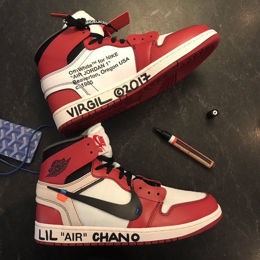 jordan 1 off white chicago retail price