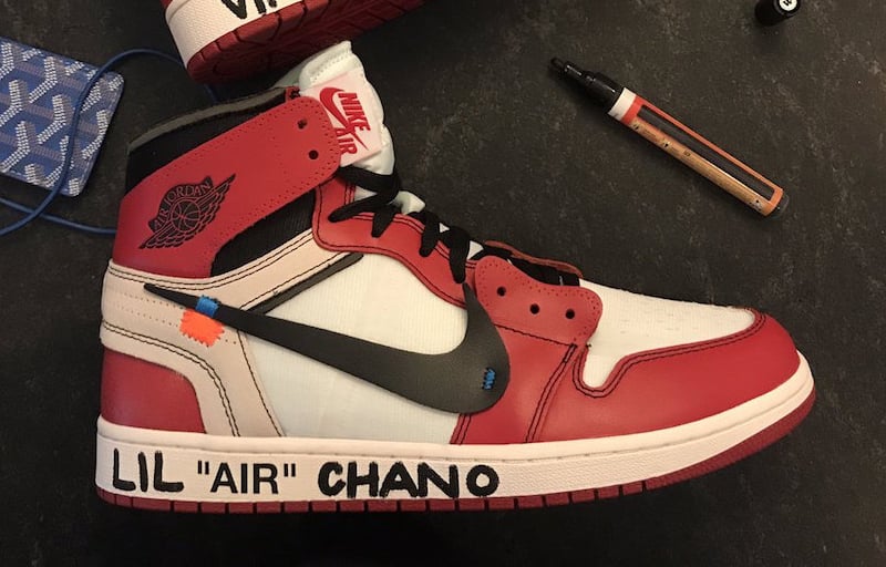 jordan 1 off white chicago retail