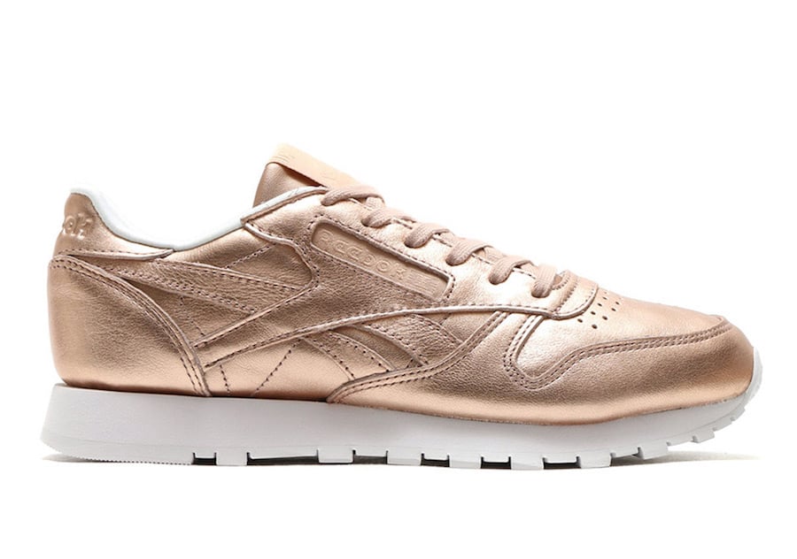 Reebok Classic Leather Metallic Gold Peach BS7897