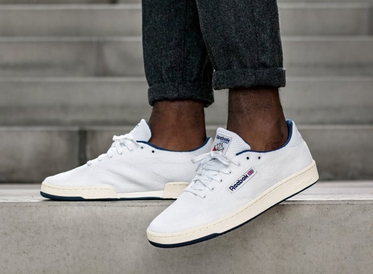 Reebok Club C UltraKnit in White and Navy