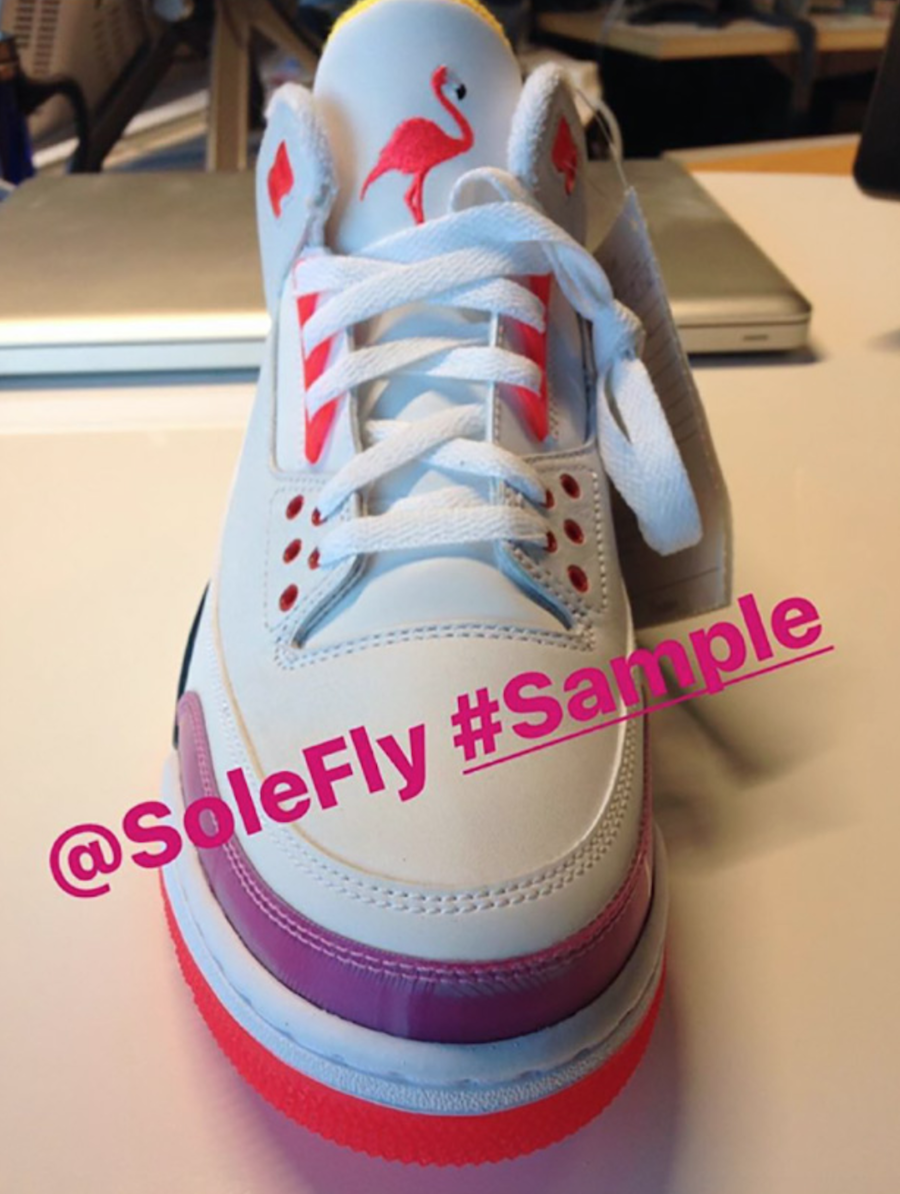 SoleFly Air Jordan 3 Lotto Golf Shoes Samples