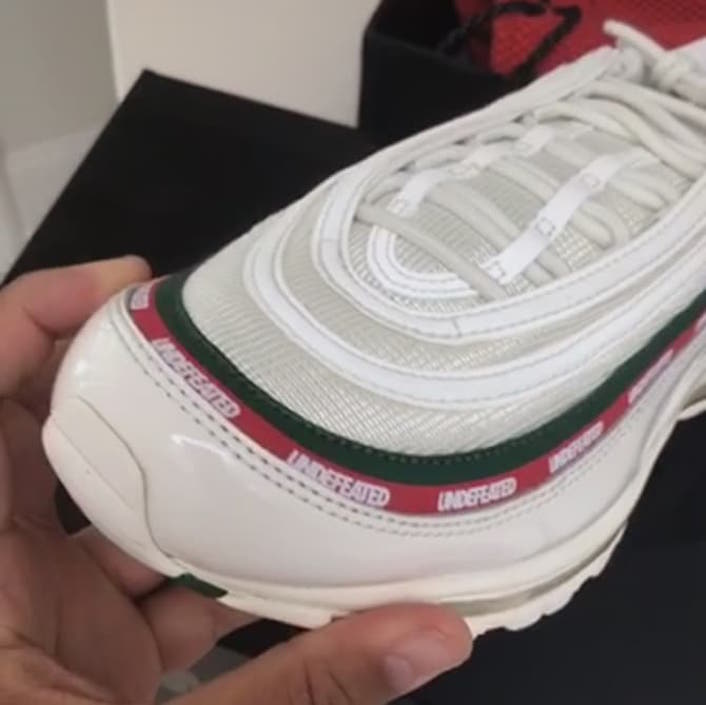 Undefeated Nike Air Max 97 White Sail Gorge Green Speed Red AJ1986-100