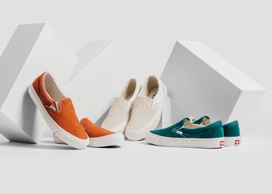 Vans Slip-On LX Suede Canvas Collection