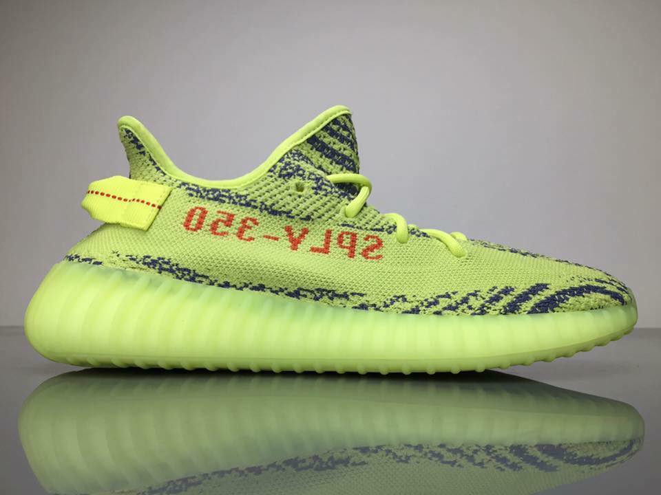 Yeezy Boost 350 V2 Semi Frozen Yellow Glow in the Dark