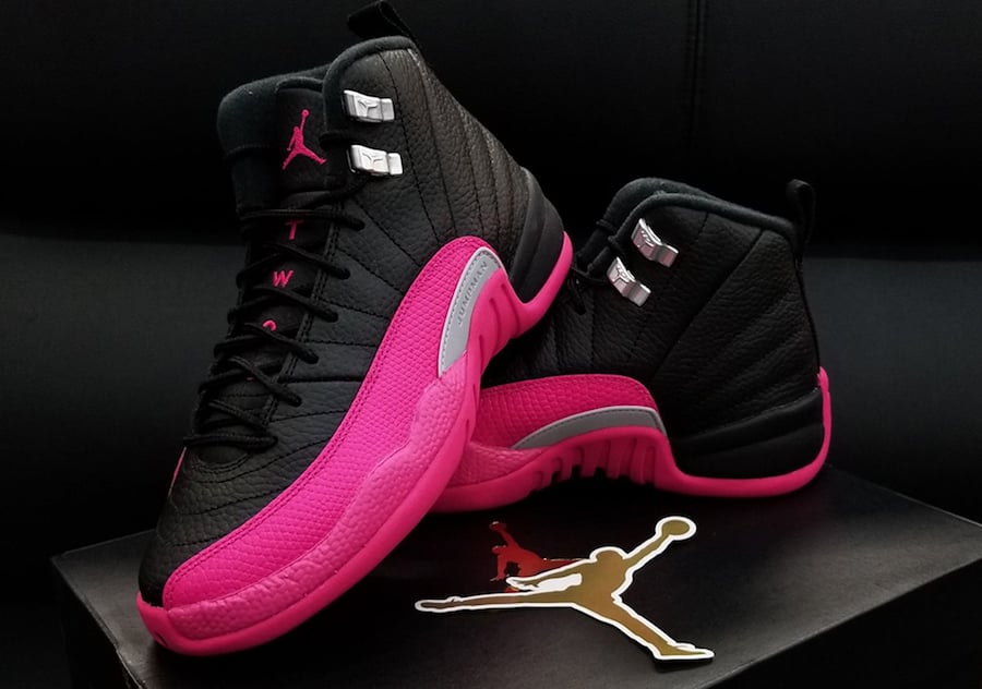 black pink jordan 12