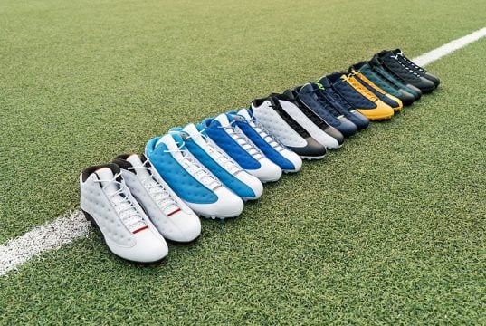jordan 13 cleats football